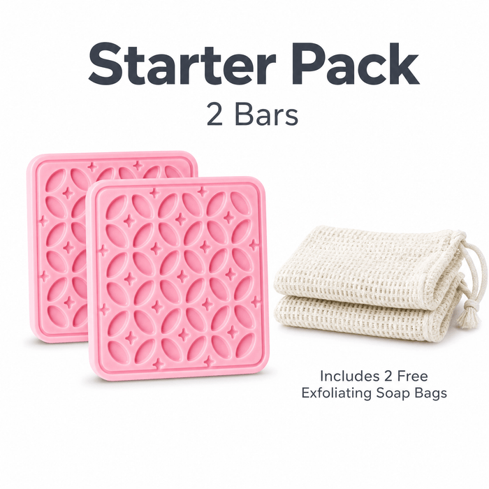 2-Pack - Rose Glow – Nourishing Honey Shea butter Soap Bar