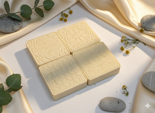 Raspberry Love Spell Shea Butter Cream, Organic Honey Artisan Soap Bar.