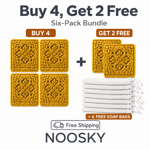 3 Pack - Golden Complexion – Honey & Turmeric Soap BarHandmade_Shea_Butter&Honey_Soap_for_Dark_Spots&_Brightening_Noosky 3 Pack - Golden Complexion – Honey & Turmeric Soap BarCalming_Lavender_Shea_Butter&Honey_Soap_for_Sleep&_Anxiety_Noosky 3 Pack - Golden Complexion – Honey & Turmeric Soap BarAntioxidant_Ra
