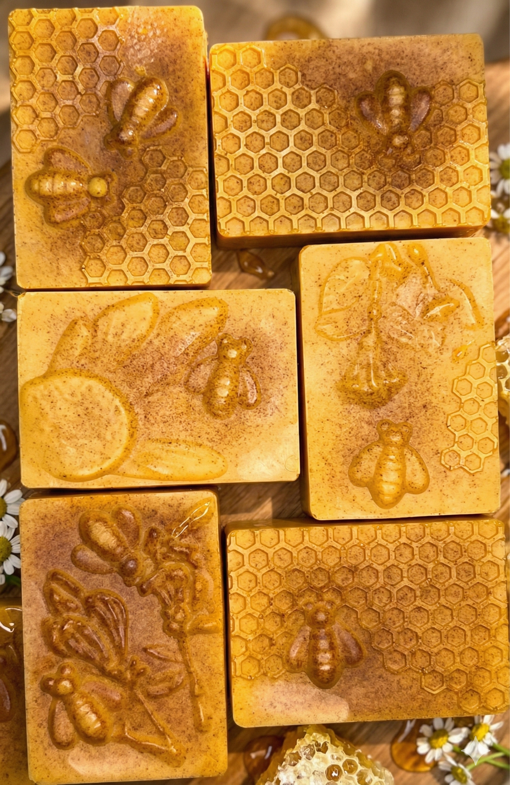 Organic Honey, Turmeric, Shea Butter Artisan Soap Bar.