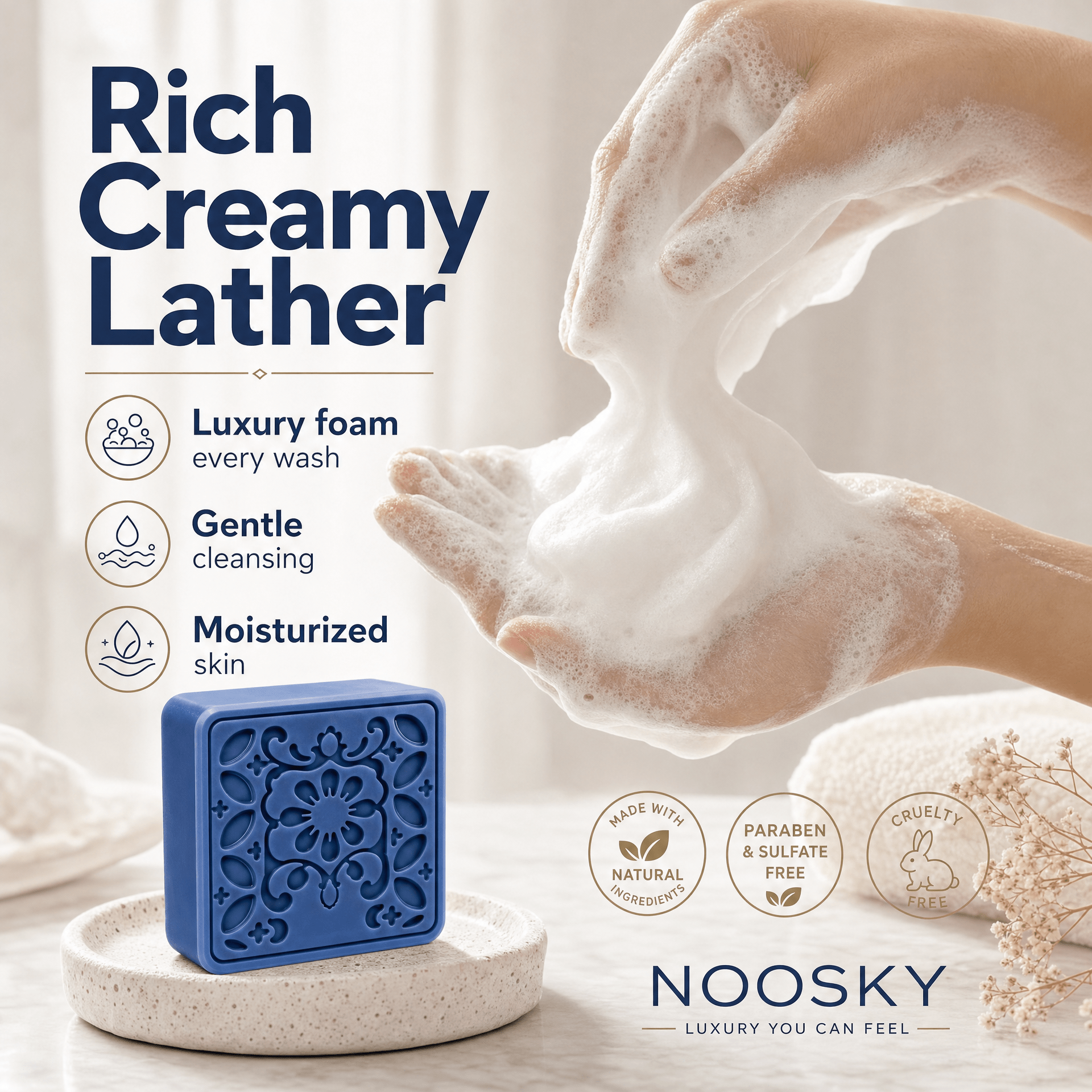 Tropical Ocean – Refreshing Morning Soap BarHandmade_Shea_Butter&Honey_Soap_for_Dark_Spots&_Brightening_Noosky Tropical Ocean – Refreshing Morning Soap BarCalming_Lavender_Shea_Butter&Honey_Soap_for_Sleep&_Anxiety_Noosky Tropical Ocean – Refreshing Morning Soap BarAntioxidant_Ra