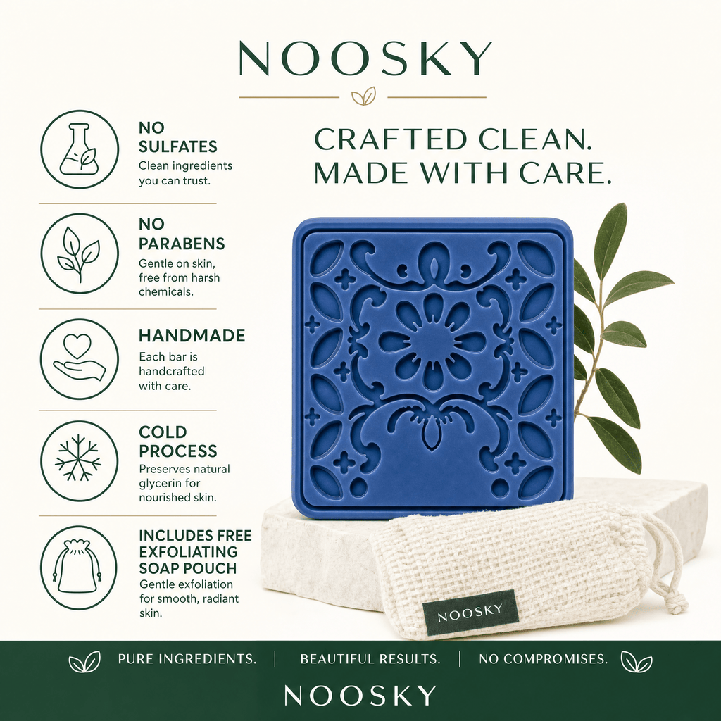 Tropical Ocean – Refreshing Morning Soap BarHandmade_Shea_Butter&Honey_Soap_for_Dark_Spots&_Brightening_Noosky Tropical Ocean – Refreshing Morning Soap BarCalming_Lavender_Shea_Butter&Honey_Soap_for_Sleep&_Anxiety_Noosky Tropical Ocean – Refreshing Morning Soap BarAntioxidant_Ra