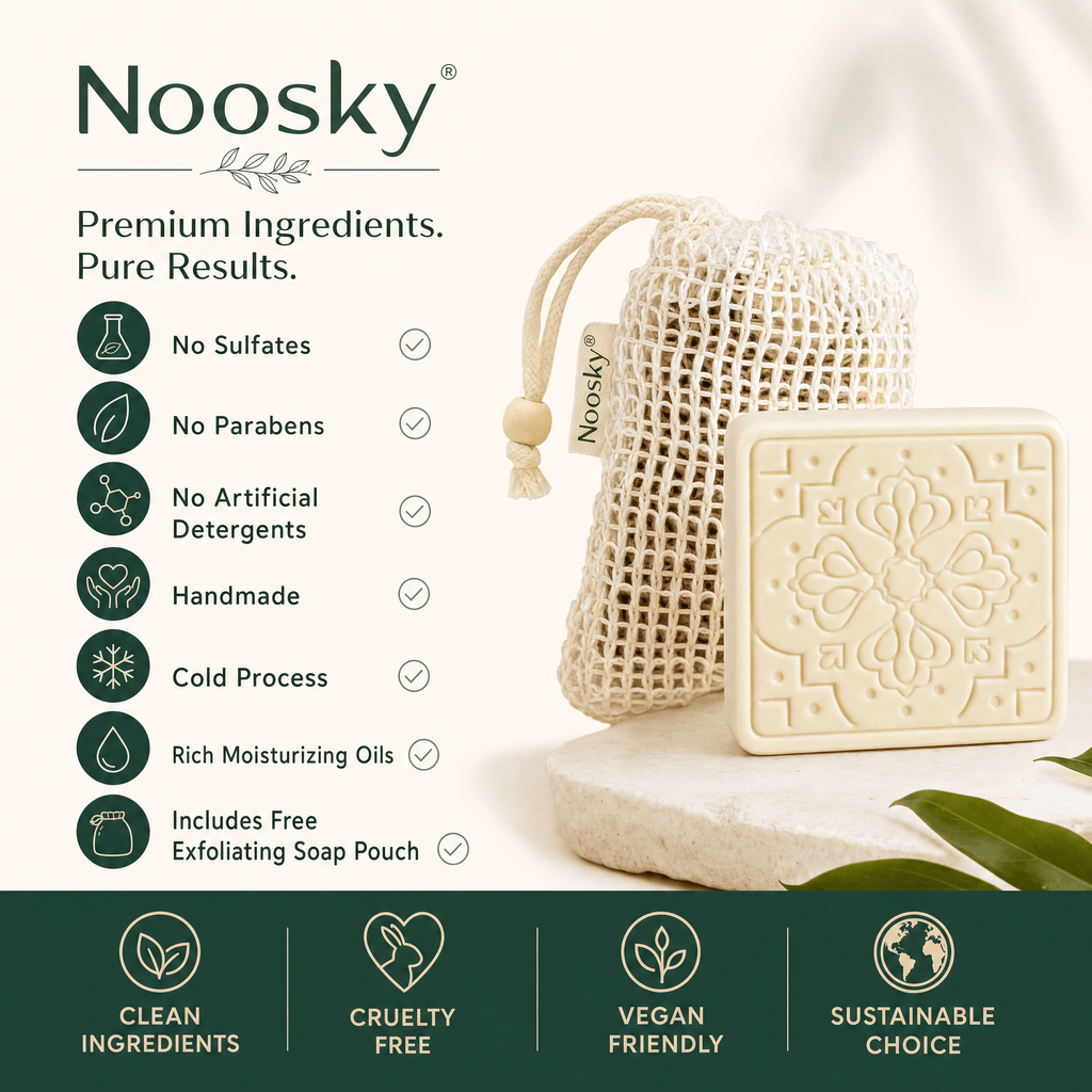 2-Pack - The Great White - Shea Butter Soap BarHandmade_Shea_Butter&Honey_Soap_for_Dark_Spots&_Brightening_Noosky 2-Pack - The Great White - Shea Butter Soap BarCalming_Lavender_Shea_Butter&Honey_Soap_for_Sleep&_Anxiety_Noosky 2-Pack - The Great White - Shea Butter Soap BarAntioxidant_Ra
