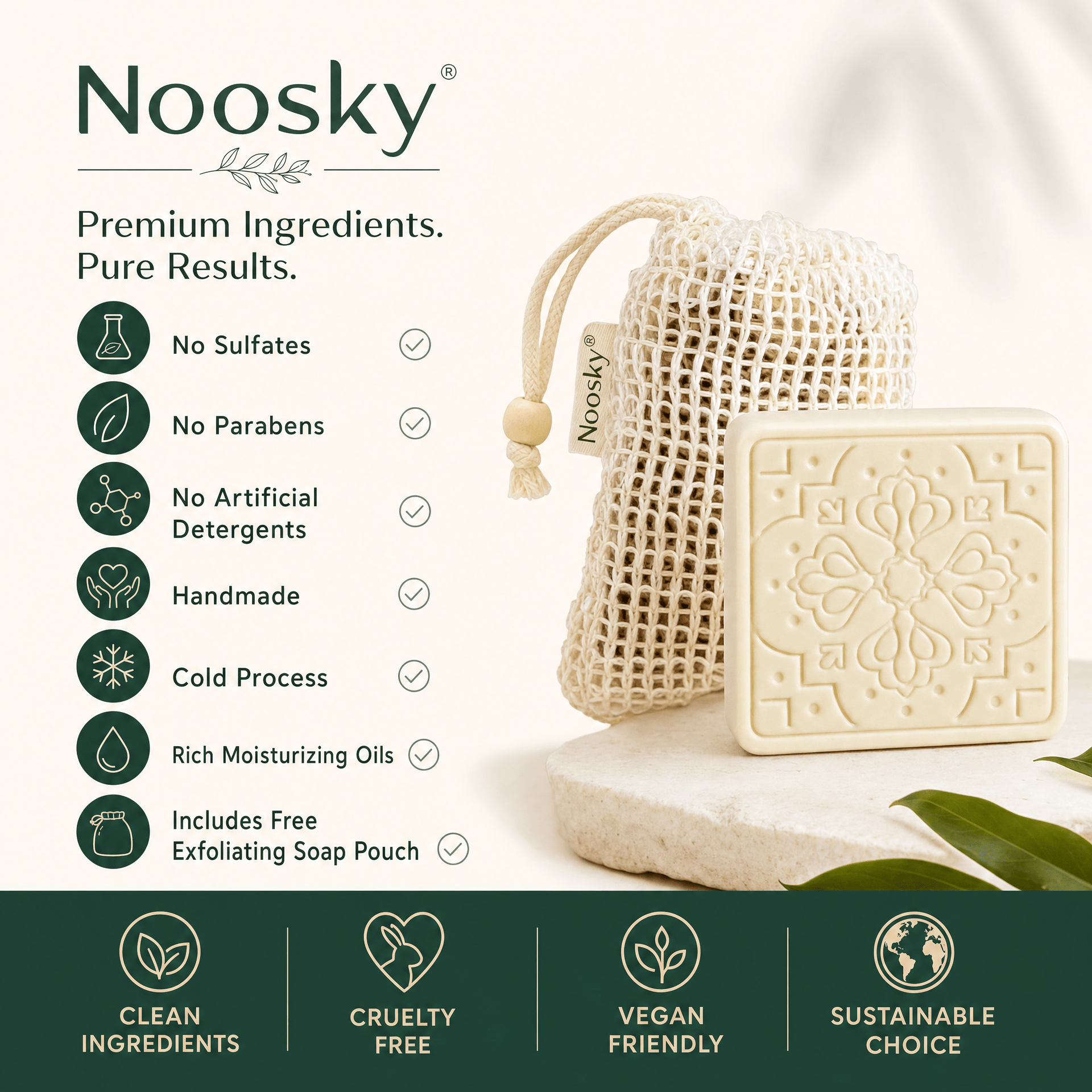 2-Pack - The Great White - Shea Butter Soap BarHandmade_Shea_Butter&Honey_Soap_for_Dark_Spots&_Brightening_Noosky 2-Pack - The Great White - Shea Butter Soap BarCalming_Lavender_Shea_Butter&Honey_Soap_for_Sleep&_Anxiety_Noosky 2-Pack - The Great White - Shea Butter Soap BarAntioxidant_Ra