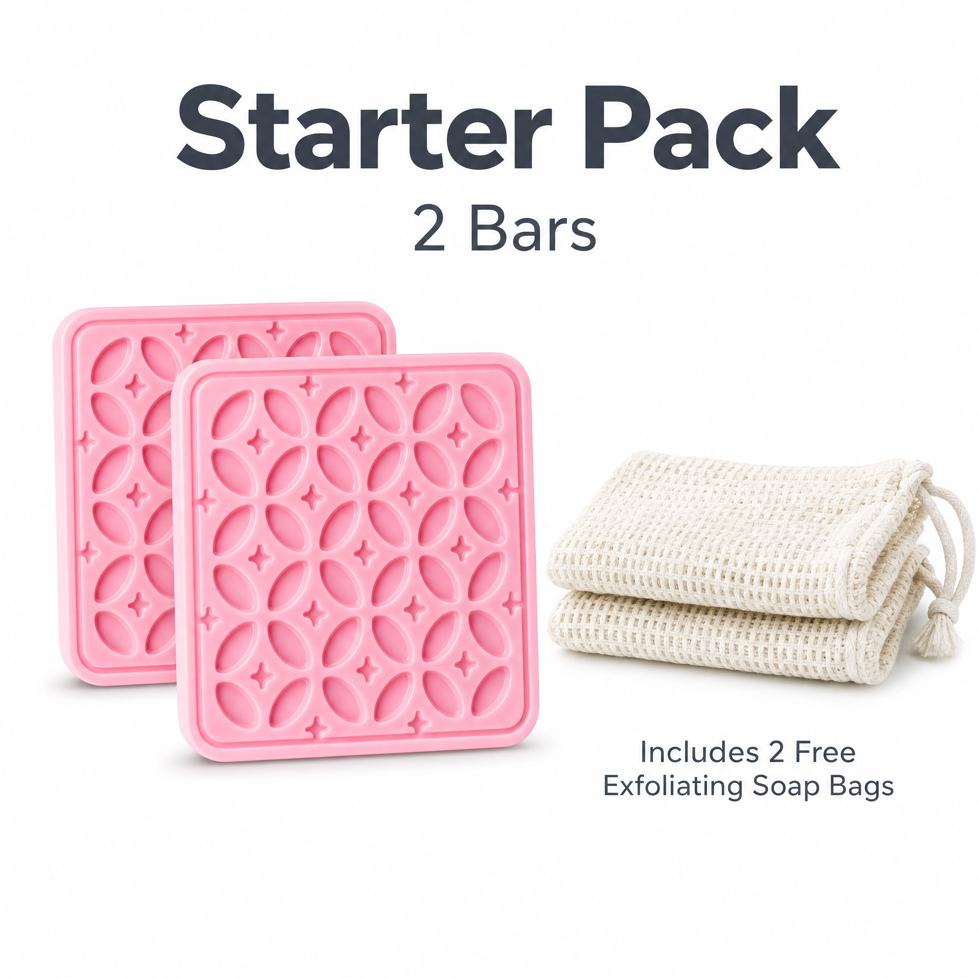 3 Pack - Rose Glow – Nourishing Honey Shea butter Soap Bar