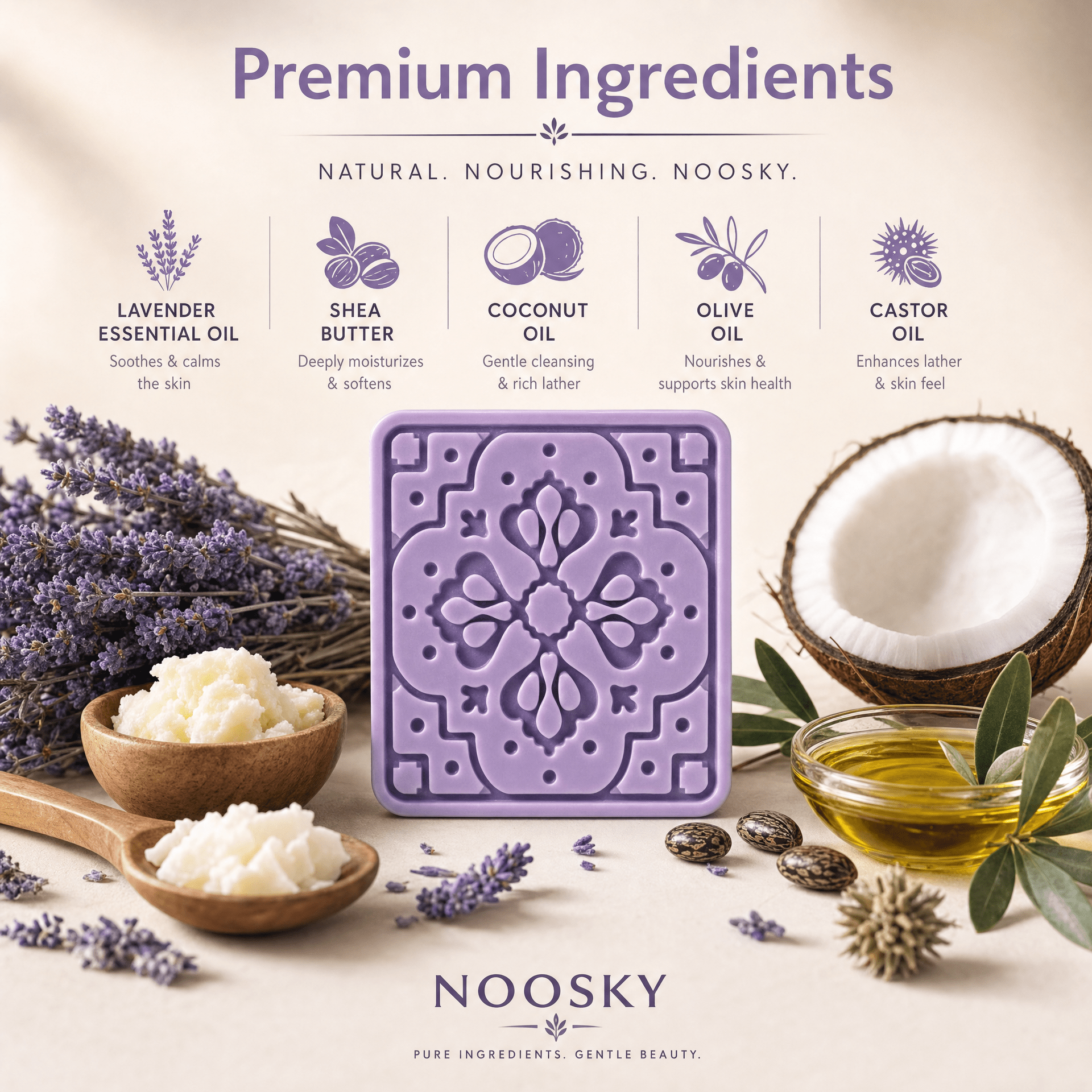 Lavender Dream – Calming Soap BarHandmade_Shea_Butter&Honey_Soap_for_Dark_Spots&_Brightening_Noosky Lavender Dream – Calming Soap BarCalming_Lavender_Shea_Butter&Honey_Soap_for_Sleep&_Anxiety_Noosky Lavender Dream – Calming Soap BarAntioxidant_Ra
