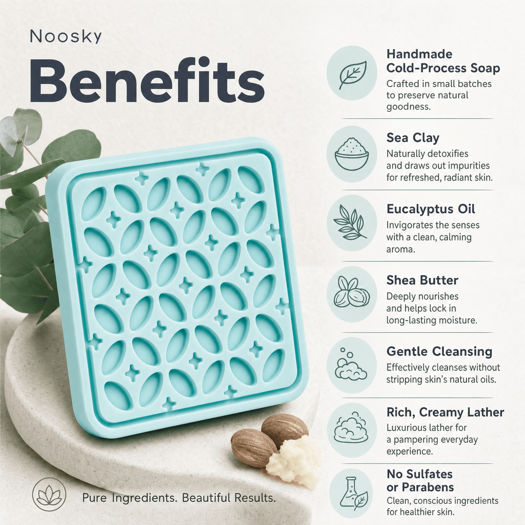2-Pack - Rain Forest Reset– Eucalyptus & Cedar Soap BarHandmade_Shea_Butter&Honey_Soap_for_Dark_Spots&_Brightening_Noosky 2-Pack - Rain Forest Reset– Eucalyptus & Cedar Soap BarCalming_Lavender_Shea_Butter&Honey_Soap_for_Sleep&_Anxiety_Noosky 2-Pack - Rain Forest Reset– Eucalyptus & Cedar Soap BarAntioxidant_Ra