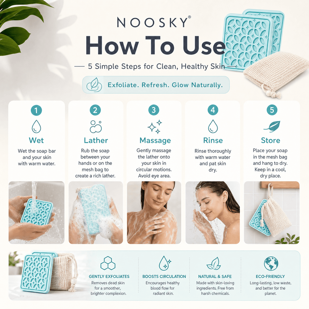 2-Pack - Rain Forest Reset– Eucalyptus & Cedar Soap BarHandmade_Shea_Butter&Honey_Soap_for_Dark_Spots&_Brightening_Noosky 2-Pack - Rain Forest Reset– Eucalyptus & Cedar Soap BarCalming_Lavender_Shea_Butter&Honey_Soap_for_Sleep&_Anxiety_Noosky 2-Pack - Rain Forest Reset– Eucalyptus & Cedar Soap BarAntioxidant_Ra