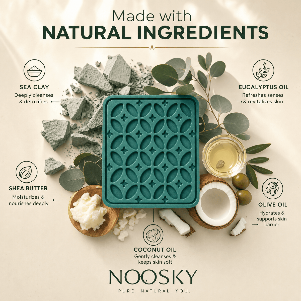 2-Pack - Rain Forest Reset– Eucalyptus & Cedar Soap BarHandmade_Shea_Butter&Honey_Soap_for_Dark_Spots&_Brightening_Noosky 2-Pack - Rain Forest Reset– Eucalyptus & Cedar Soap BarCalming_Lavender_Shea_Butter&Honey_Soap_for_Sleep&_Anxiety_Noosky 2-Pack - Rain Forest Reset– Eucalyptus & Cedar Soap BarAntioxidant_Ra
