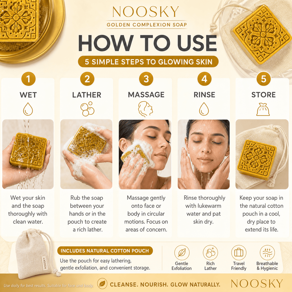 2-Pack - Golden Complexion – Honey & Turmeric Soap BarHandmade_Shea_Butter&Honey_Soap_for_Dark_Spots&_Brightening_Noosky 2-Pack - Golden Complexion – Honey & Turmeric Soap BarCalming_Lavender_Shea_Butter&Honey_Soap_for_Sleep&_Anxiety_Noosky 2-Pack - Golden Complexion – Honey & Turmeric Soap BarAntioxidant_Ra