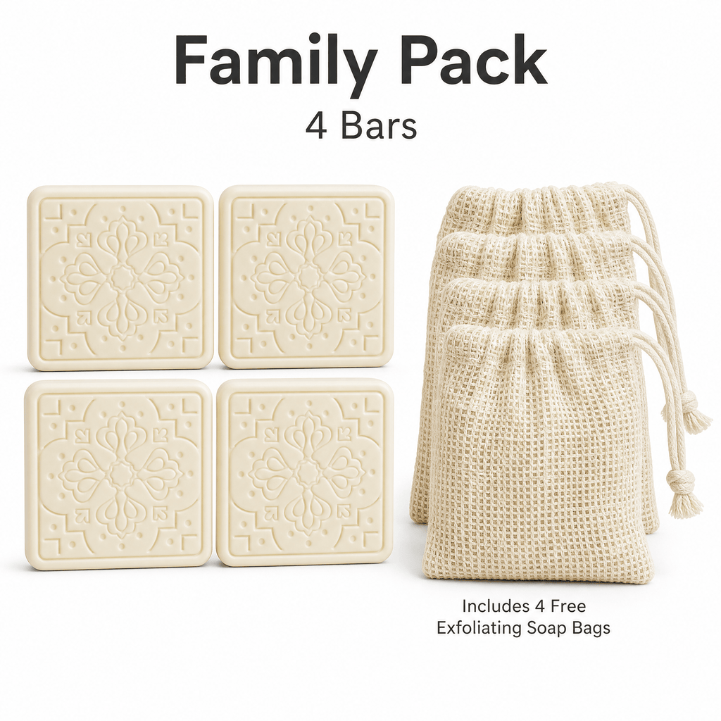 2-Pack - The Great White - Shea Butter Soap BarHandmade_Shea_Butter&Honey_Soap_for_Dark_Spots&_Brightening_Noosky 2-Pack - The Great White - Shea Butter Soap BarCalming_Lavender_Shea_Butter&Honey_Soap_for_Sleep&_Anxiety_Noosky 2-Pack - The Great White - Shea Butter Soap BarAntioxidant_Ra