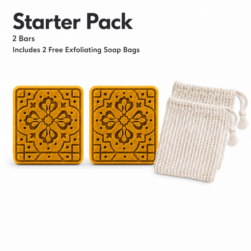 2-Pack - Golden Complexion – Honey & Turmeric Soap Bar