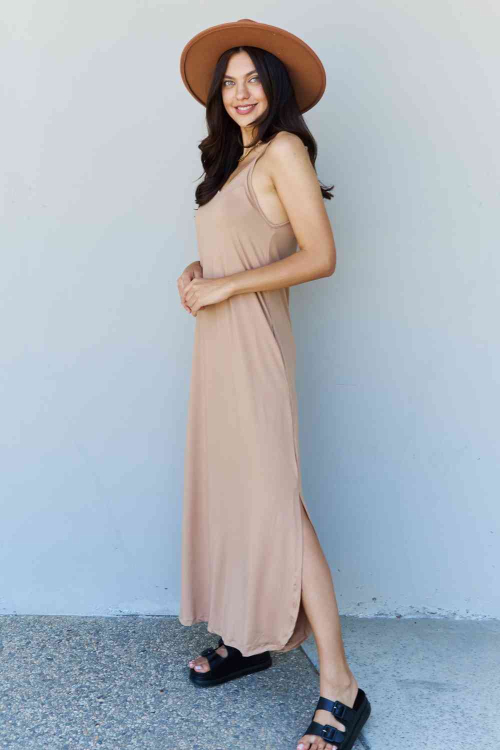 Ninexis Slit Maxi Dress