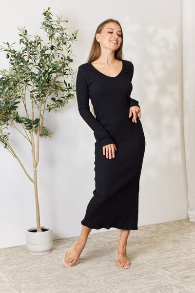 Culture Code Midi Slit Dress